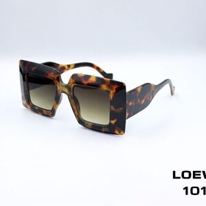 Loewe Tortoise Shell Square Sunglasses